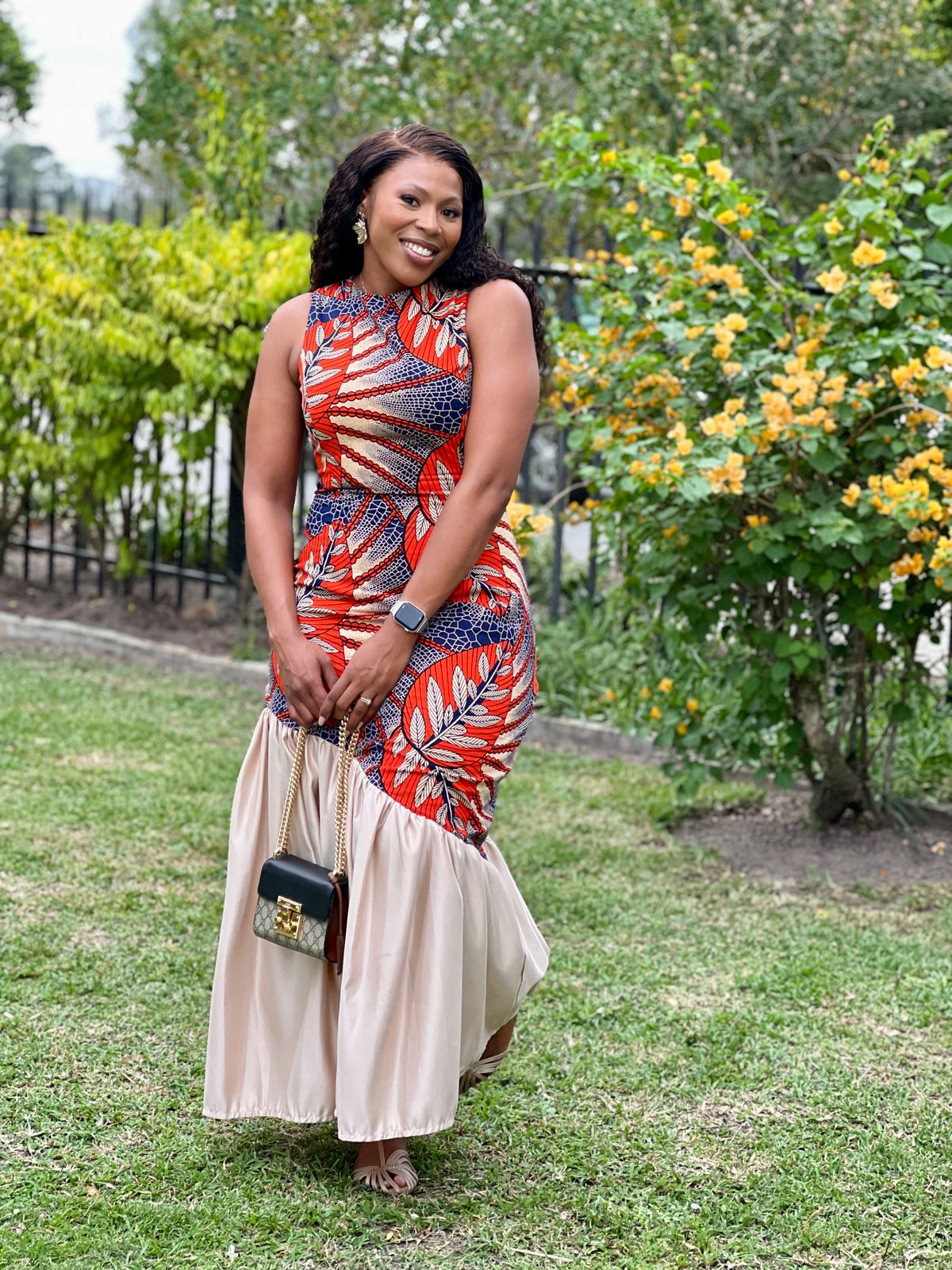 Sinelizwi Dress - Back View by ZanBlack