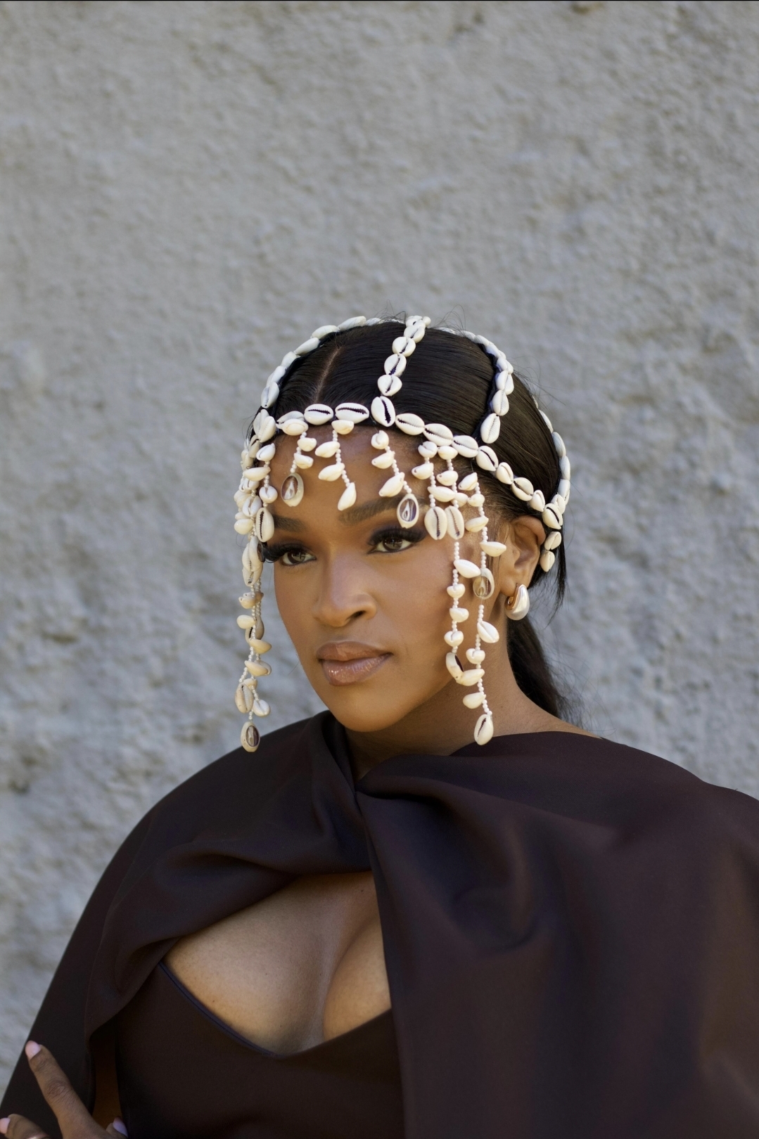  ZanBlack | Cowrie Shell Headpiece 